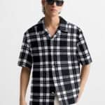 Checks Shirt - Black